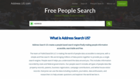 What Address.us.com website looked like in 2020 (4 years ago)
