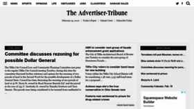 What Advertiser-tribune.com website looked like in 2020 (4 years ago)