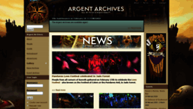 What Argentarchives.org website looked like in 2020 (4 years ago)