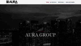 What Aura.co website looked like in 2020 (6 years ago)
