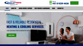 What Airconexpress.com.au website looked like in 2020 (4 years ago)