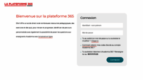 What Acadomia365.fr website looked like in 2020 (4 years ago)