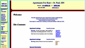 What Apts.cc website looked like in 2020 (4 years ago)
