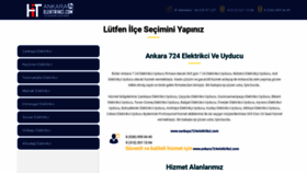 What Ankara724elektrikci.com website looked like in 2020 (4 years ago)