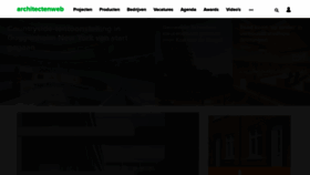 What Architectenweb.nl website looked like in 2020 (5 years ago)