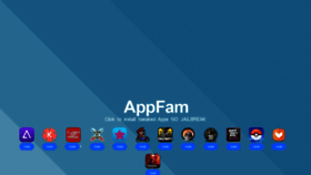 What Appfam.net website looked like in 2020 (4 years ago)