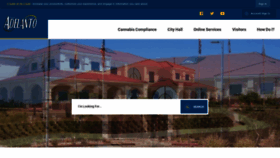 What Adelantoca.gov website looked like in 2020 (4 years ago)