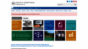 What Adur-worthing.gov.uk website looked like in 2020 (4 years ago)