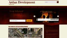 What Aztlandevelopment.com website looked like in 2020 (4 years ago)