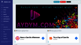 What Aydym.com website looked like in 2020 (4 years ago)