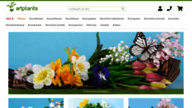 What Artplants.de website looked like in 2020 (4 years ago)