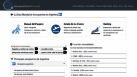 What Aeropuertosdelmundo.com.ar website looked like in 2020 (4 years ago)