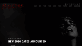 What Alicecooper.com website looked like in 2020 (4 years ago)