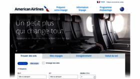 What Americanairlines.fr website looked like in 2020 (4 years ago)