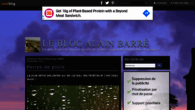 What Alain-barre.com website looked like in 2020 (4 years ago)
