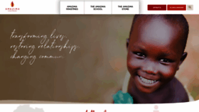 What Amazima.org website looked like in 2020 (5 years ago)