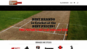 What Allcricketgear.com.au website looked like in 2020 (4 years ago)