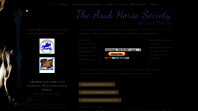 What Arabhorsesociety.org website looked like in 2020 (4 years ago)