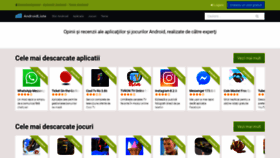 What Androidliste.ro website looked like in 2020 (4 years ago)