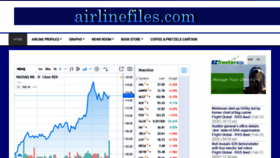 What Airlinefiles.com website looked like in 2020 (4 years ago)