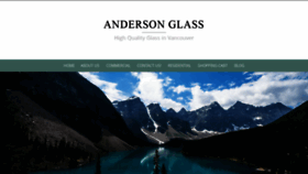 What Andersonglass.com website looked like in 2020 (4 years ago)