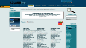 What Adlandpro.com website looked like in 2020 (4 years ago)