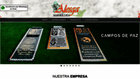 What Alesgamarmoleria.com website looked like in 2020 (4 years ago)