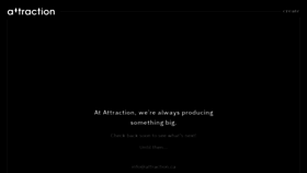 What Attraction.ca website looked like in 2020 (5 years ago)