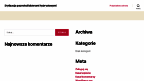 What Akademiastylizacji.pl website looked like in 2020 (4 years ago)
