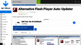What Alternative-flash-player-auto-updater.en.uptodown.com website looked like in 2020 (4 years ago)