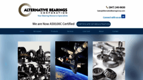 What Alternativebearingscorp.com website looked like in 2020 (4 years ago)