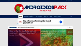 What Androidiospack.com website looked like in 2020 (4 years ago)