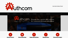 What Authcom.com website looked like in 2020 (4 years ago)