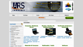 What Arscommerce.it website looked like in 2020 (4 years ago)