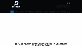What Alawasurfcamp.com website looked like in 2020 (4 years ago)