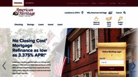 What Amhfcu.org website looked like in 2020 (4 years ago)