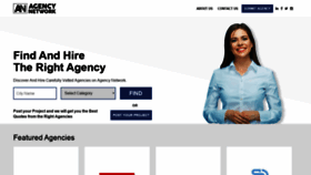 What Agencynetwork.org website looked like in 2020 (4 years ago)