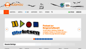 What Audiyou.de website looked like in 2020 (4 years ago)