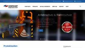 What Anfahrschutz.net website looked like in 2020 (4 years ago)
