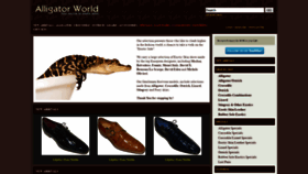 What Alligatorworld.com website looked like in 2020 (4 years ago)