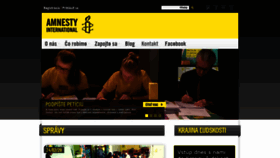 What Amnesty.sk website looked like in 2020 (4 years ago)