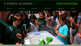 What Athensacademy.org website looked like in 2020 (4 years ago)