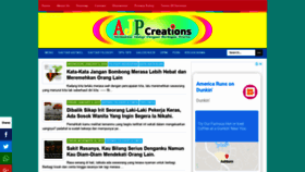 What Ajpcreations.id website looked like in 2020 (4 years ago)