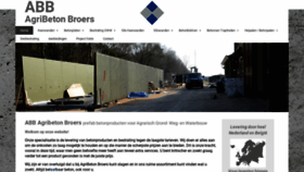 What Agri-beton.nl website looked like in 2020 (4 years ago)
