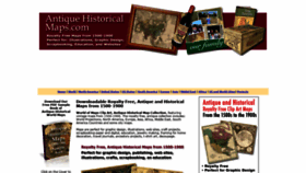 What Antiquehistoricalmaps.com website looked like in 2020 (4 years ago)