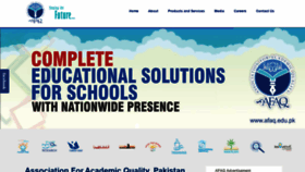 What Afaq.edu.pk website looked like in 2020 (4 years ago)
