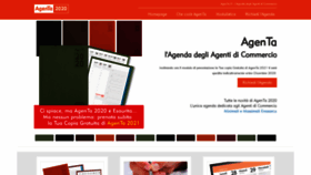 What Agenta.it website looked like in 2020 (4 years ago)