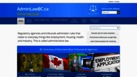 What Adminlawbc.ca website looked like in 2020 (4 years ago)