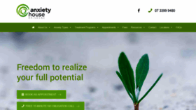 What Anxietyhouse.com.au website looked like in 2020 (4 years ago)