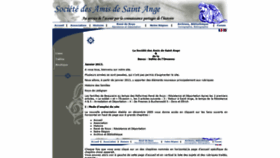 What Amisdesaintange.fr website looked like in 2020 (4 years ago)